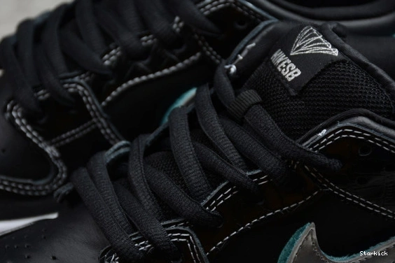 Co Diamond Diamond Supply SB Black Low Dunk Nike BV1310-001 0323